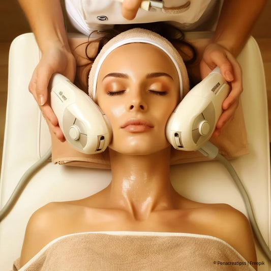 Gesichtsbehandlung Frau