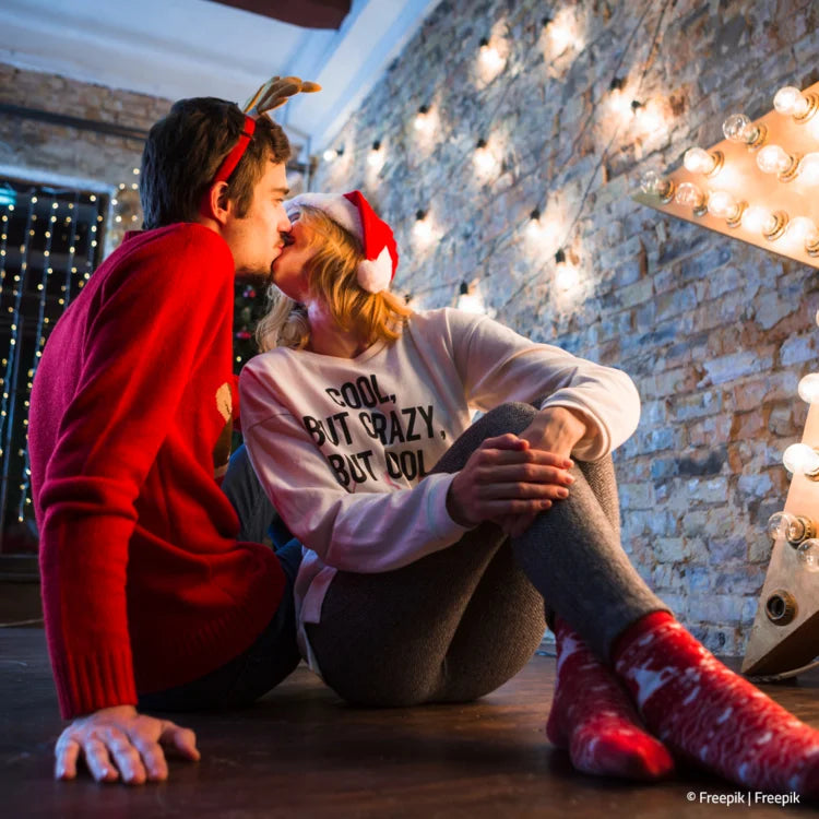 Romantisches Paar Weihnachten