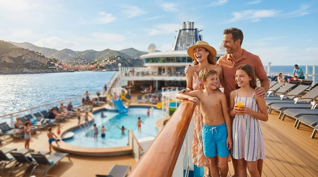Familienkreuzfahrten für 6 bis 9 Tage durch die mexikanische Riviera, das westliche Mittelmeer und die Kanarischen Inseln
