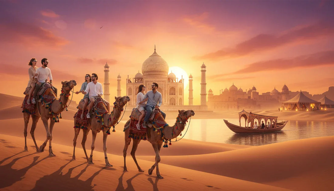 Rajasthan für Singles: Geführte Erlebnisreise mit Taj Mahal, Jaipur & Udaipur – Dinner in der Wüste, Bootsfahrt & Kultur inklusive jetzt sicher online buchen