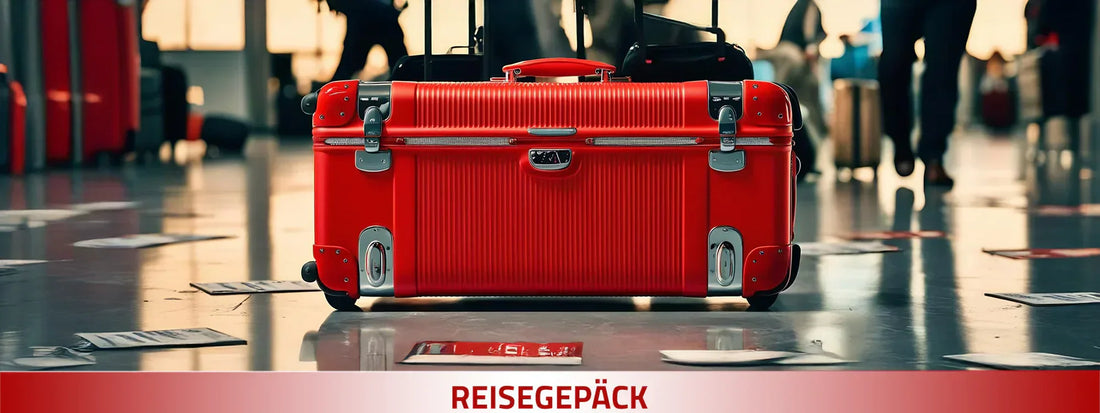 roter Koffer im Bild 