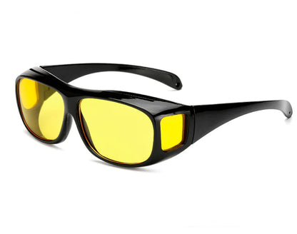 Nachtsichtbrille schwarz mit gelben Gläsern