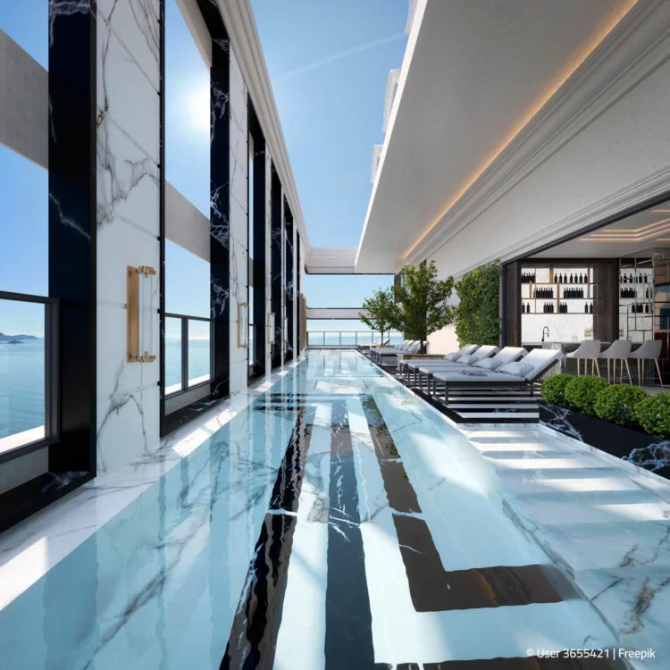 Boutique Hotels Bar mit Terrasse