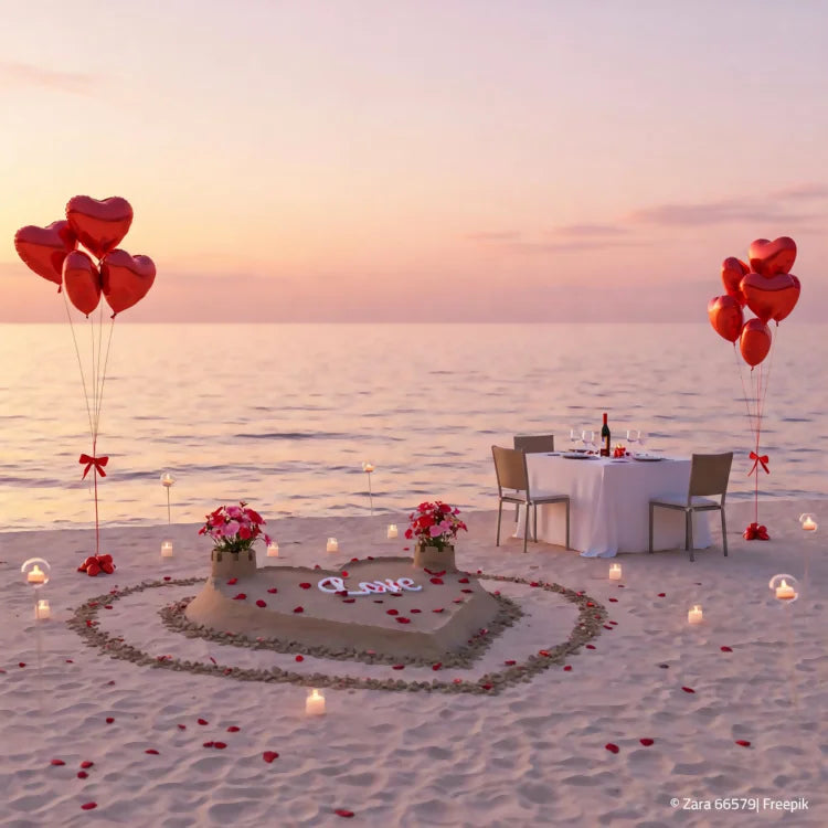 Romantik - Dinner am Strand