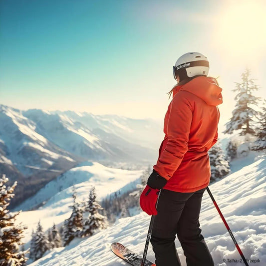 Skifahrerin