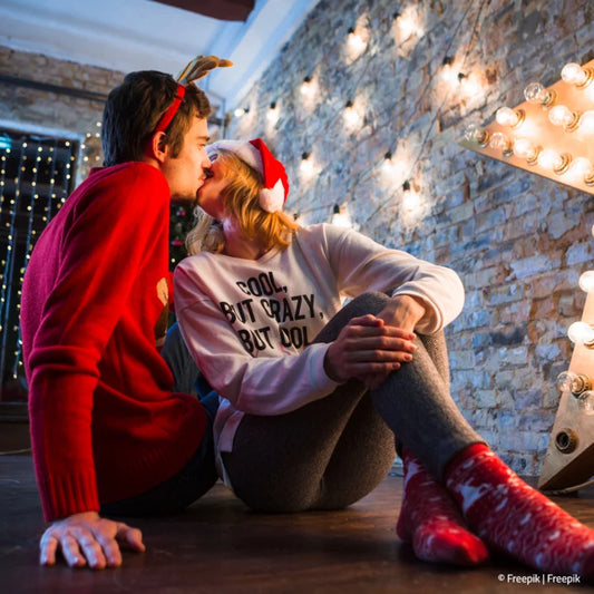 Romantisches Paar Weihnachten