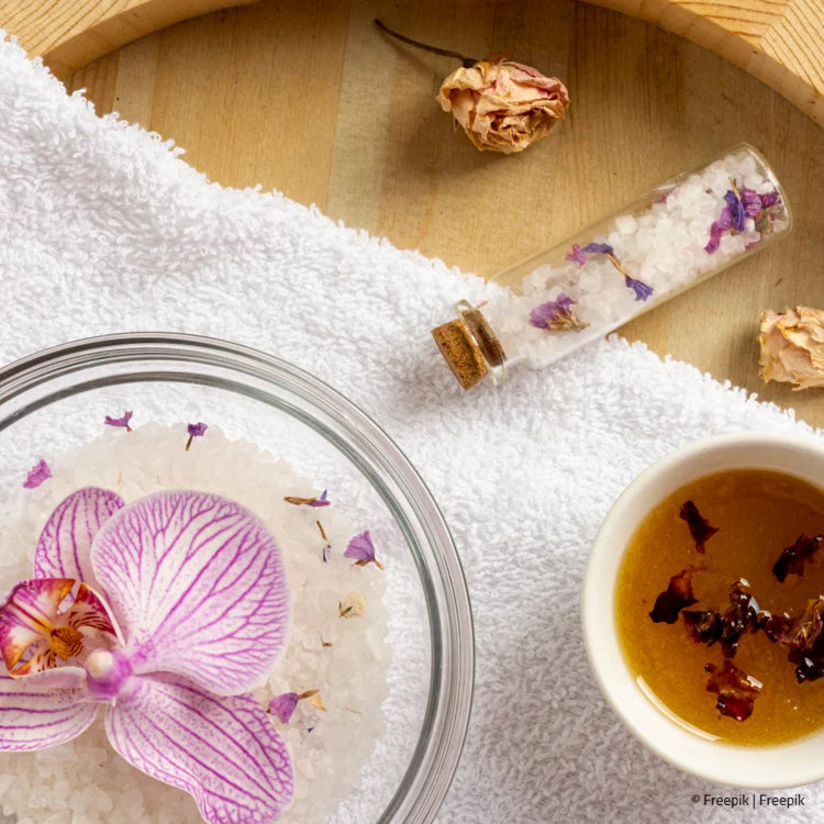Wellness Kräuter und Salze
